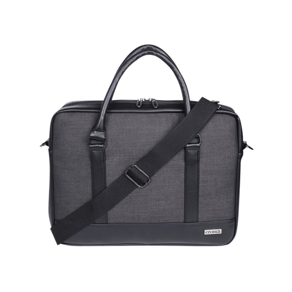 Buy Croma Classic Polyester Laptop Sling Bag for 15.6 Inch Laptop
